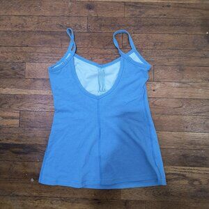 Teal Lululemon Low Back Tank Top